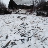 Попадания снарядов поселок Донецкий209