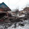Попадания снарядов поселок Донецкий191