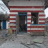 Попадания снарядов поселок Донецкий206
