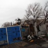 Попадания снарядов поселок Донецкий183