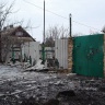 Попадания снарядов поселок Донецкий196