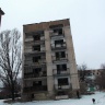 Попадания снарядов поселок Донецкий217