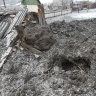 Попадания снарядов поселок Донецкий200