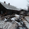Попадания снарядов поселок Донецкий211